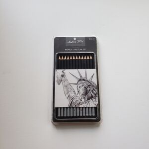 Master's Touch 12 PC Fine Art Sketching Pencil Set 2H-12B Graphite Drawing New